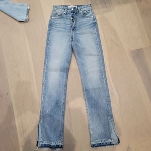 EB Denim jeans - 24 - slit at the bottom - NWOT